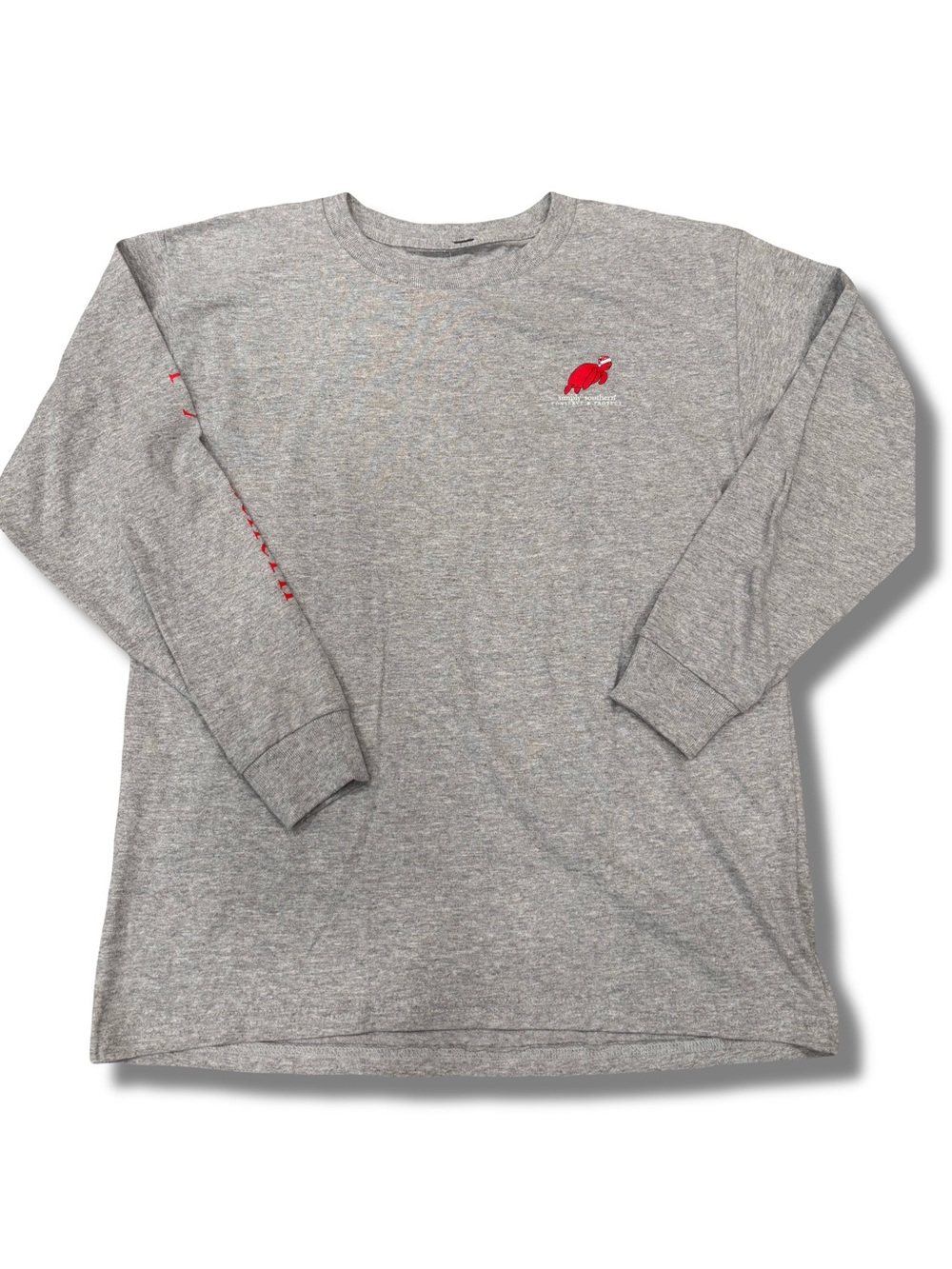 NWT Simply Southern Youth Large Gray Sea Turtle Tracker Nutcracker Christmas Tee